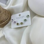 گوشواره زنانه مدل سنگ سواروسکی کد E6545