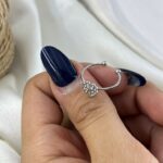 انگشتر پا و بند انگشتی زنانه مدل گل کد A4619