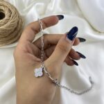 پابند زنانه مدل ونکلیف نگین جواهری کد A4649