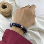دستبند زنانه بنگل مدل رزین کد B5578
