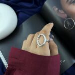 انگشتر زنانه مدل اینه ای حلقه ای کد R51884