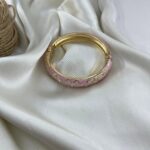 دستبند زنانه بنگل مدل میناکاری B5513