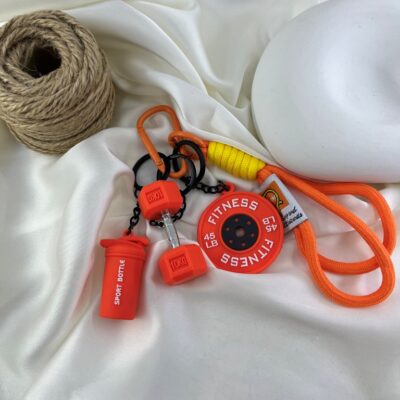 آویز کیف چارم بگ جاکلیدی مدل ماگ دمبل وزنه کد J4188