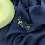 گوشواره زنانه مدل پاپیون کد E6539