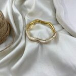 دستبند زنانه بنگل مدل میناکاری B5516