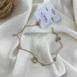 پابند زنانه ژوپینگ مدل قلب نگین دار کد A4635