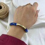 دستبند زنانه بنگل مدل رزین کد B5569
