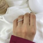 انگشتر زنانه ژوپینگ مدل جواهری کد R51893