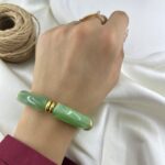 دستبند زنانه بنگل مدل رزین کد B5580