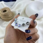 گوشواره زنانه مدل سواروسکی کد E6546