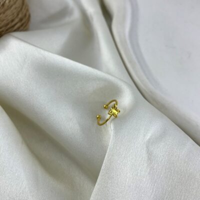 انگشتر پا و بند انگشتی زنانه مدل پروانه کد A4599