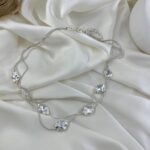 گردنبند زنانه مدل مینیمال سه لاین کد N5294