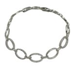 دستبند زنانه ژوپینگ مدل دایره جواهری کد B5530