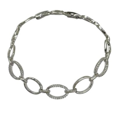 دستبند زنانه ژوپینگ مدل دایره جواهری کد B5530