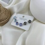 گوشواره زنانه مدل سواروسکی کد E6546