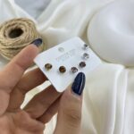 گوشواره زنانه مدل سنگ سواروسکی کد E6548