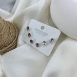 گوشواره زنانه مدل سنگ سواروسکی کد E6548