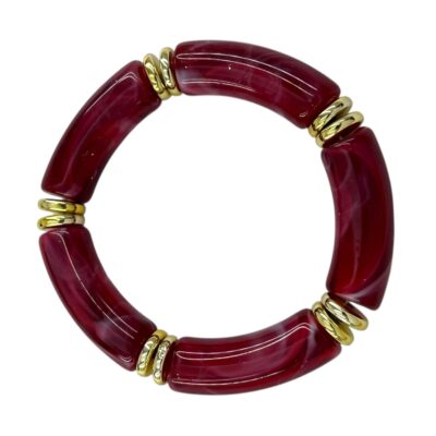 دستبند زنانه بنگل مدل رزین کد B5574
