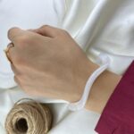 دستبند زنانه بنگل مدل رزین کد B5582
