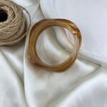 دستبند زنانه بنگل مدل رزین کد B5595