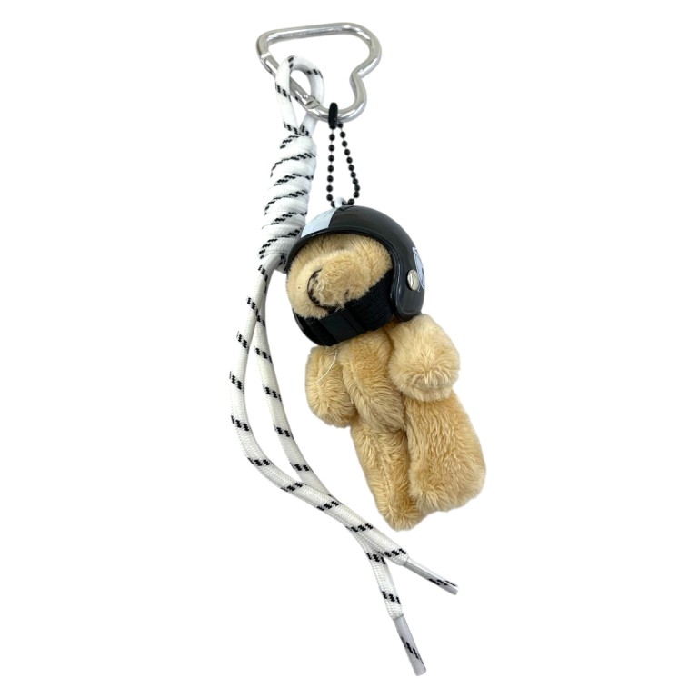آویز-کیف-چارم-بگ-کلاه-کاسکت-خرس-موتور-سوار-کد-J4198-1 آویز کیف چارم بگ کلاه کاسکت خرس موتور سوار کد J4198