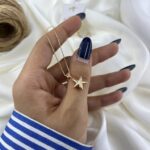 گردنبند زنانه ژوپینگ مدل ستاره کد N5296