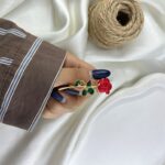 گل سینه مدل گل رز کد G4194