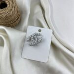 گل سینه زنانه مدل شنل مروارید G4197
