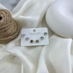 گوشواره زنانه مدل سنگ سواروسکی کد E6545