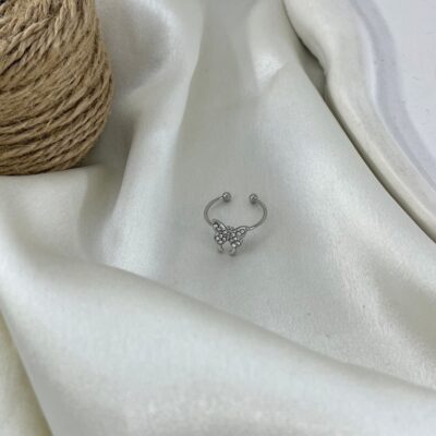 انگشتر پا و بند انگشتی زنانه مدل پروانه کد A4613