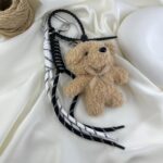 آویز کیف چارم بگ سگ پشمی پودل کد J4169