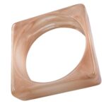 دستبند زنانه بنگل مدل رزین کد B5602