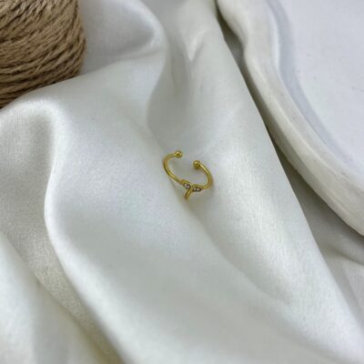 انگشتر پا و بند انگشتی زنانه مدل دم وال کد A4596