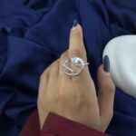 انگشتر زنانه مدل اینه ای کد R51874