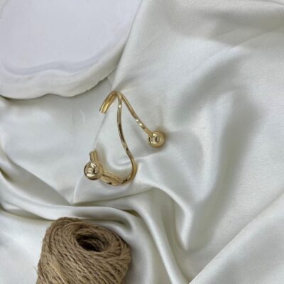 دستبند زنانه بنگل مینیمال مدل توپی کد B5521