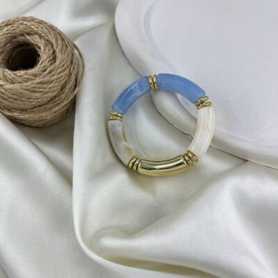 دستبند زنانه بنگل مدل رزین کد B5571