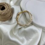 دستبند زنانه بنگل مدل میناکاری B5516