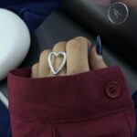 انگشتر زنانه مدل قلب کد R51880