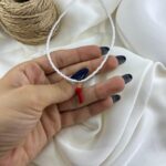 گردنبند زنانه مهره ای تابستانی مدل فلفل کد N5302