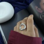 انگشتر زنانه مدل حلقه ای کد R51882