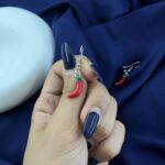 گوشواره زنانه مدل فلفل کد E6542