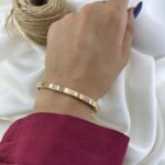 دستبند زنانه ژوپینگ بنگل مدل اینه ای B5611