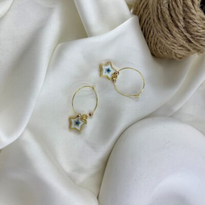 گوشواره زنانه مدل ماهی کد E6527
