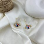 گوشواره زنانه مدل ماهی کد E6523