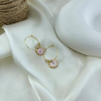 گوشواره زنانه مدل گل کد E6524