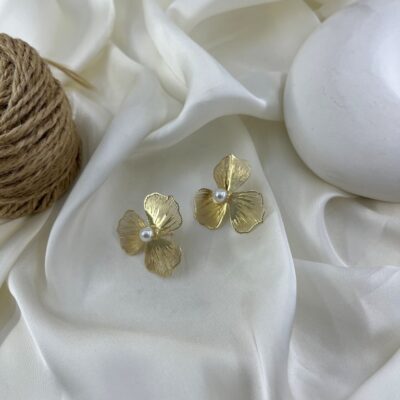 گوشواره زنانه مدل مروارید کد E6511