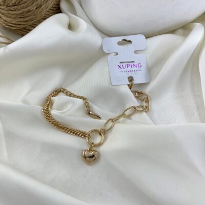 دستبند زنانه ژوپینگ مدل کارتیه قلب کد B5603