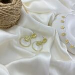گوشواره زنانه مدل سکه کد E6513