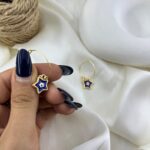 گوشواره زنانه مدل ستاره کد E6525