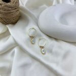 گوشواره زنانه مدل چشم نظر کد E6519